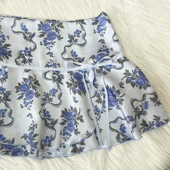 Kimchi Blue Dresses & Skirts - Y2K blue coquette mini skirt 🩵 by Kimchi Blue